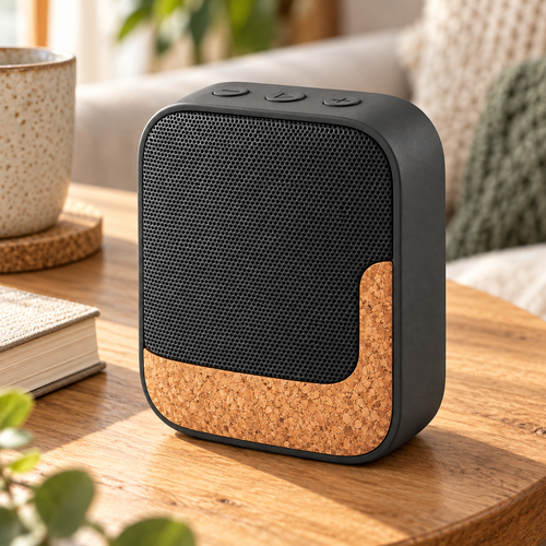 Cork Inlay Home Bluetooth Speaker