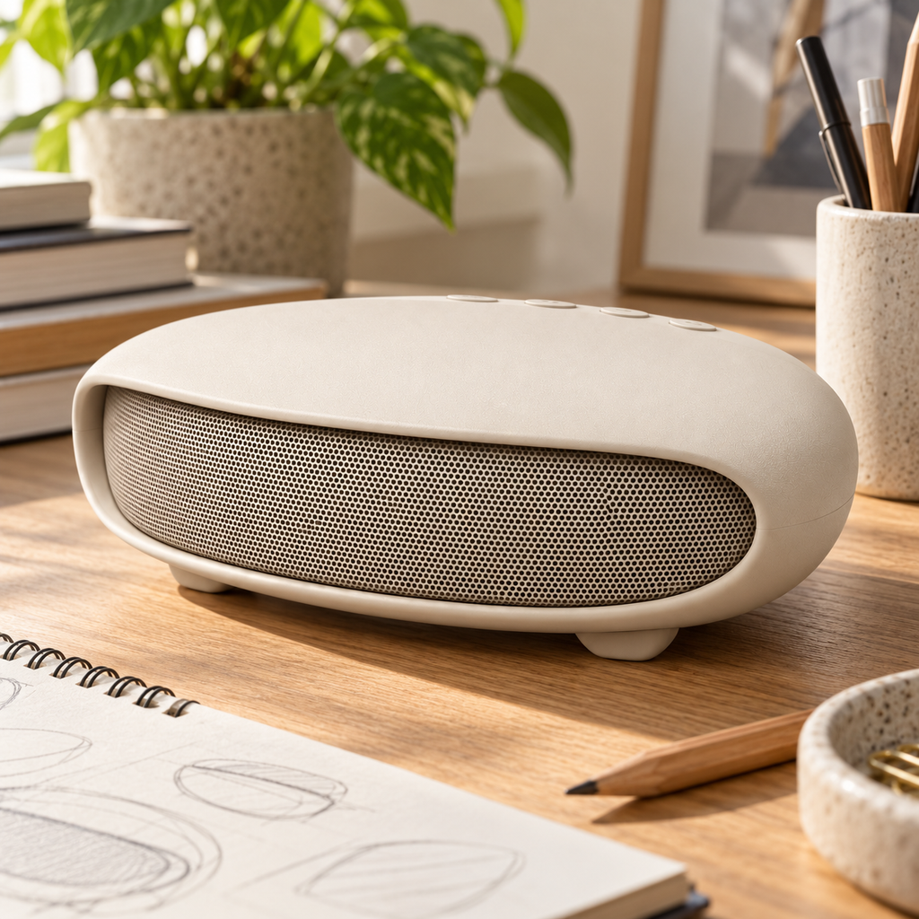 Floating Rim Desktop Bluetooth Speaker