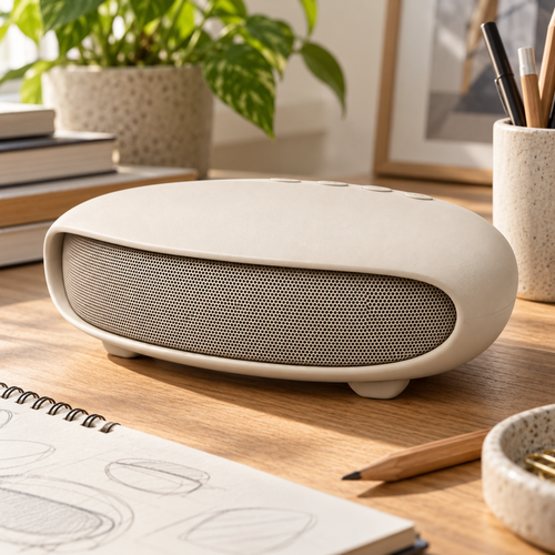 Floating Rim Desktop Bluetooth Speaker