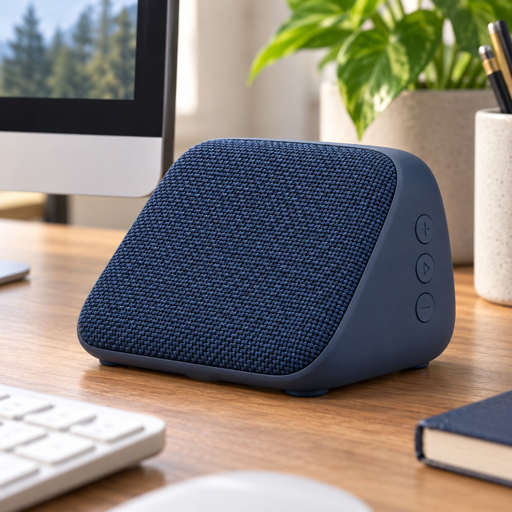 Angled Wedge Fabric Bluetooth Speaker