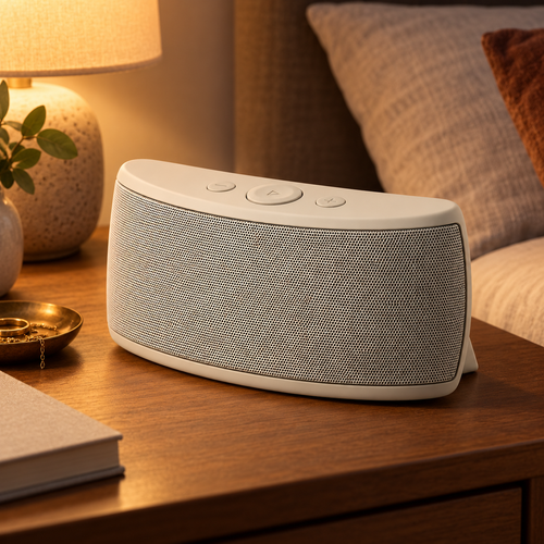 Curved Front Bedside Bluetooth Speaker