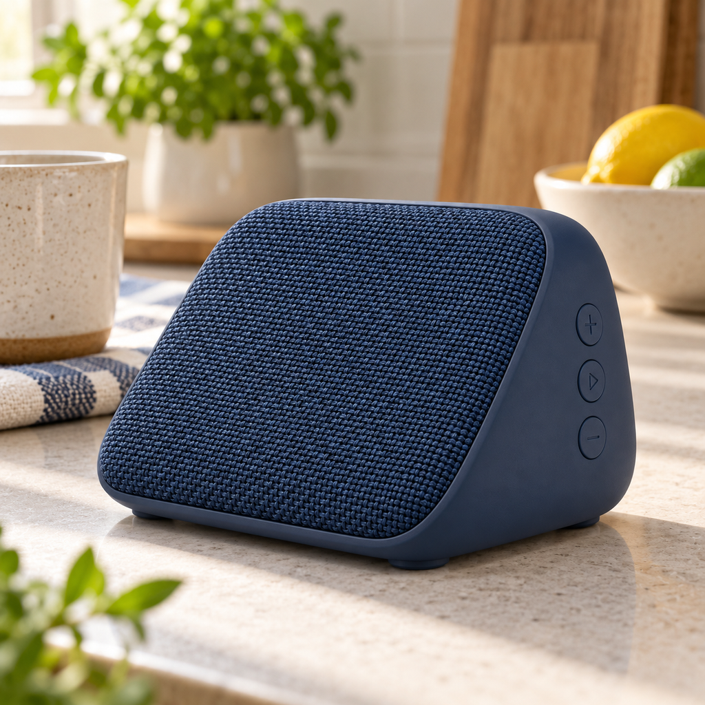 Angled Wedge Fabric Bluetooth Speaker