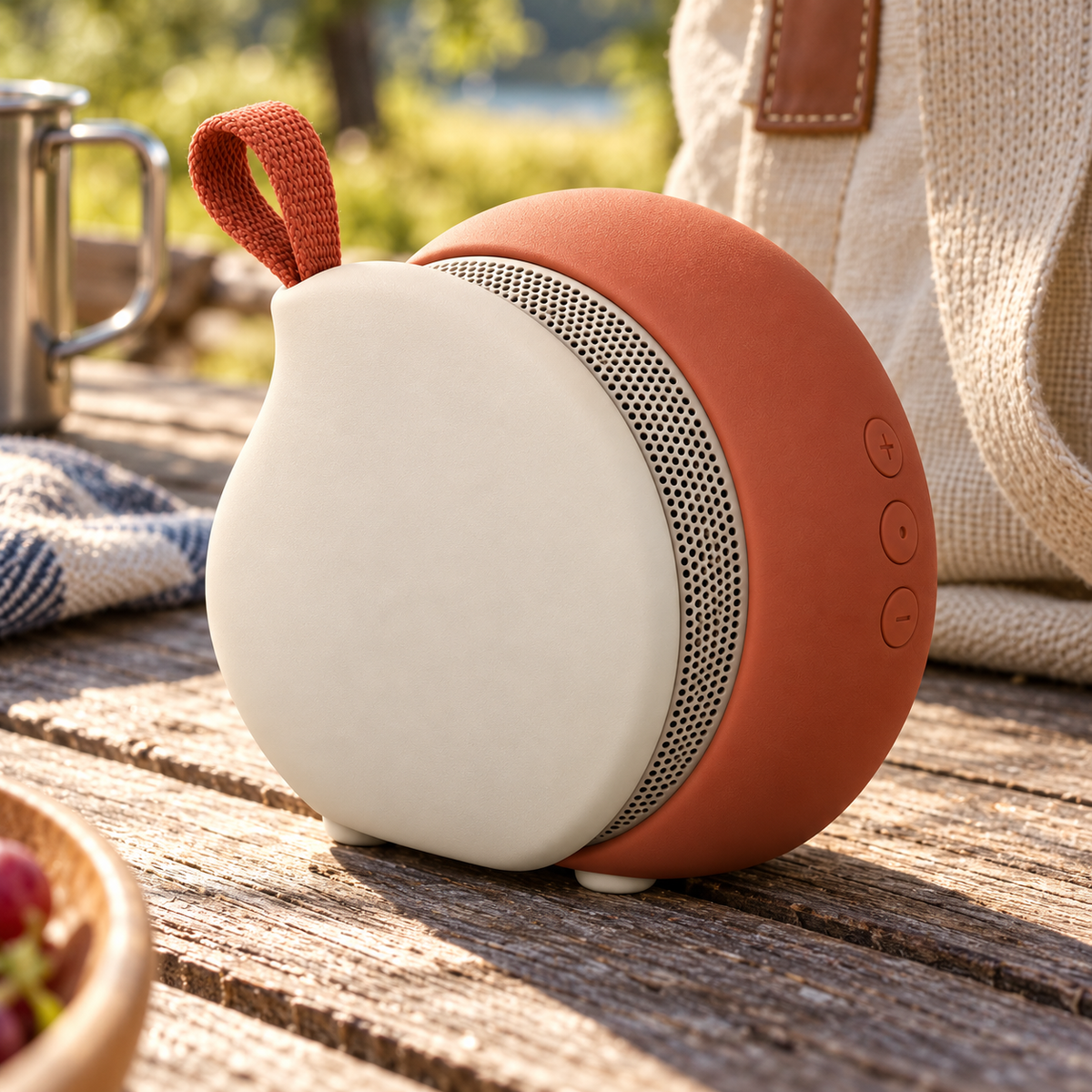 Twin Crescent Portable Bluetooth Speaker
